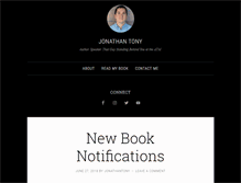 Tablet Screenshot of jonathantony.com